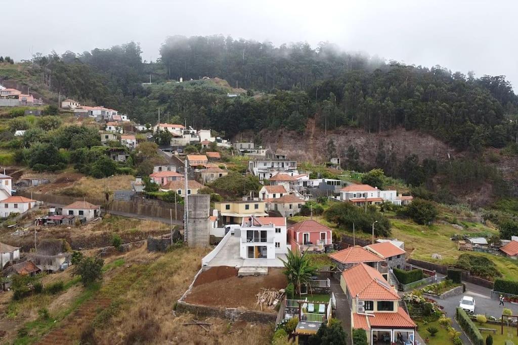 Brand New Private Modern Apartment With Patio And Sea View Calheta  Buitenkant foto
